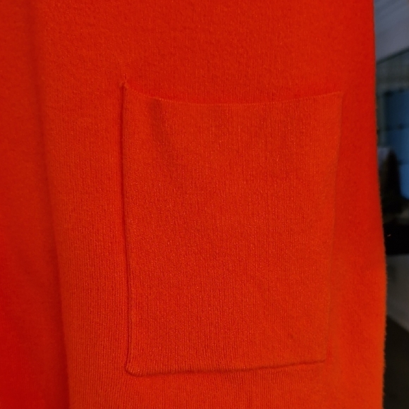 Zara Orange Long Sleeve Tunic Dress - Picture 2 of 3